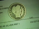 1893 P Barber Quarter - U.S. 25 cents silver coin AG Details