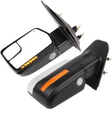 F-150 Tow Mirrors 2004-2014 Power Heated Turn Signal Puddle Lamp