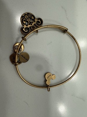 Alex and Ani Disney Mickey Charm Bracelet Gold w/ Mickey