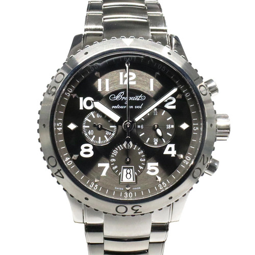 BREGUET Transatlantic Type Xxi 3810ST Gray Men's Used Watch #51126