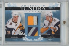 2009-10 Upper Deck Artifacts Tundra Tandems Patches /35 Drew Stafford/Jason