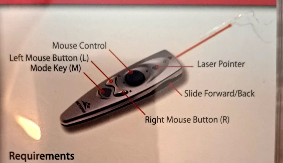 Tripp Lite Presentation Wireless Remote Control, Silver, 60-ft Range PR-US2 new - Image 4 of 4