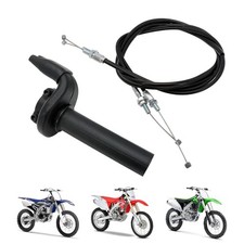Dirt Bike Throttle Assembly with Throttle Cable Motorcycle Push Pull Throttle