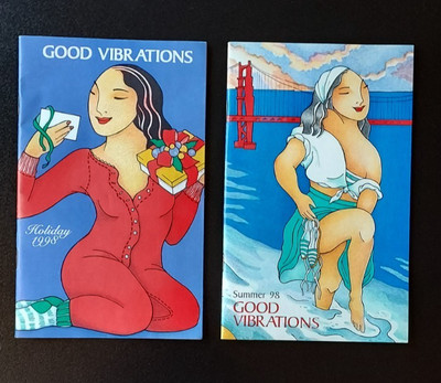 Vintage Good Vibrations Catalog Of Toys 1998 Vibrators Lesbian Feminism Erotica