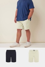 Image of BadRhino Big and Tall 2 PACK Stretch Chino Shorts