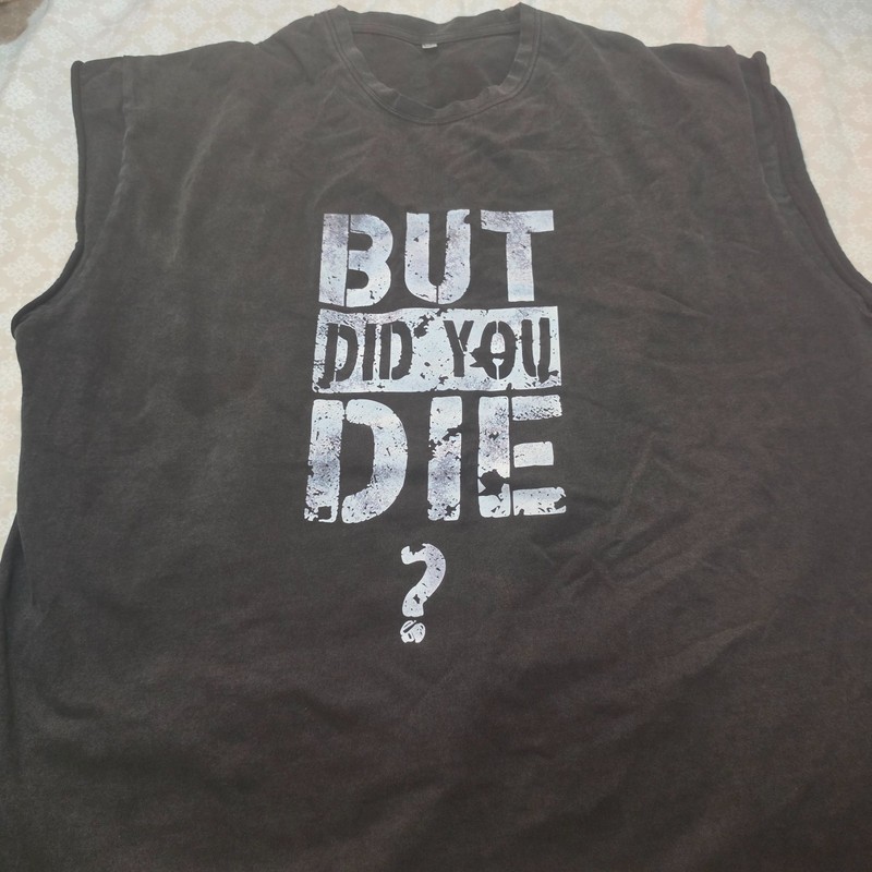 GYM SHIRT GYM SHIRT OVERSIZED 3XL SLEEVELESS TANK TOP MADE BY IRON PANDA