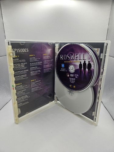 Roswell The Complete Series Seasons 1 2 3 Region 4 Slimline Cases - Picture 7 of 10