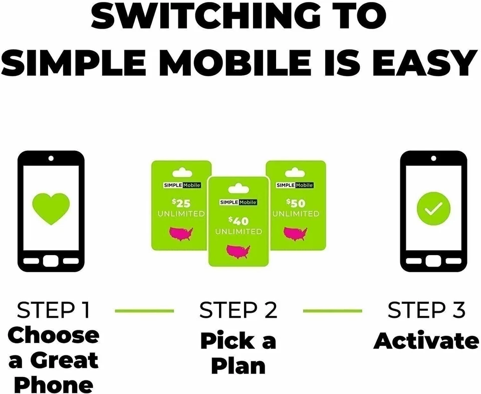 Simple Mobile Carrier-Locked Alcatel MyFlip 4G Prepaid Flip Phone- Black -... - Image 4 of 4