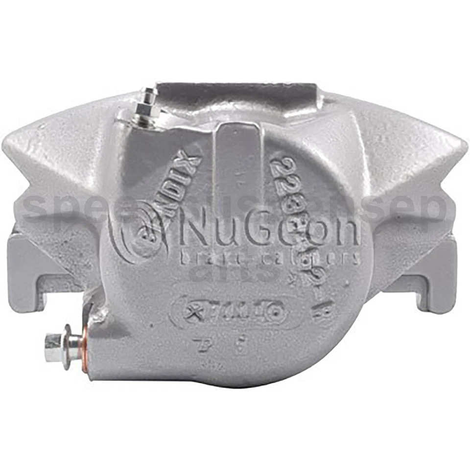 Conjunto de pinça de freio dianteiro mangueira de freio 4 peças compatível com 1979 1980 1981 1982 Chevrolet C30_ - Imagem 4 de 4