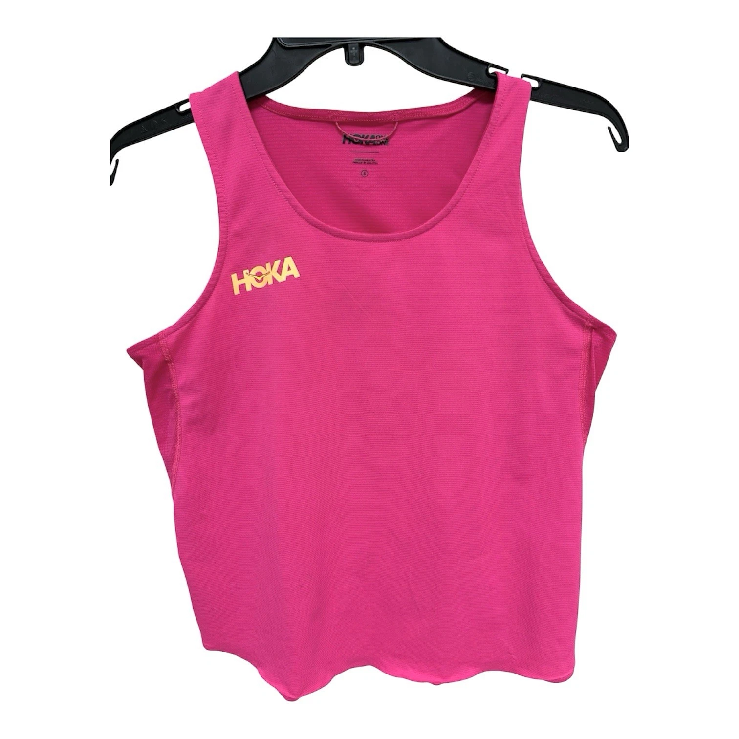 Hoka One One Women's Performance Running Tank top S Pink Athletic Gym Barbiecore