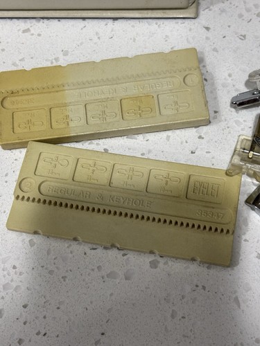 Vintage Sears Kenmore Accessories, Buttonholer & Pattern Cams & Instructions - Picture 11 of 24