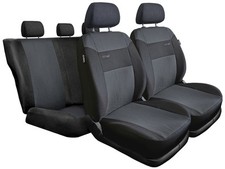 Autositzbezüge Schwarz/Grau Sitzschoner Komplettset Schonbezüge für VW Taigo