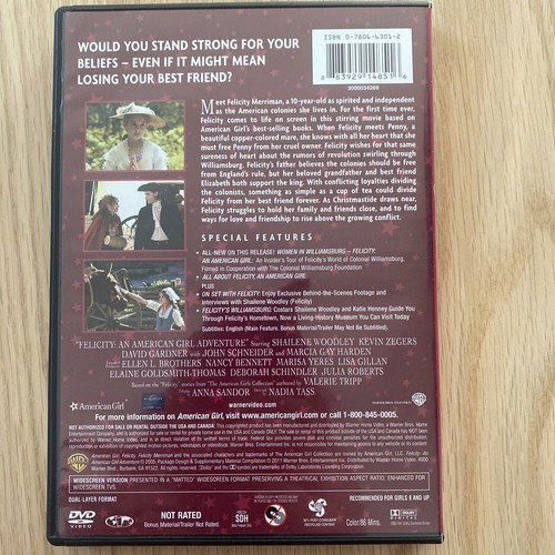 Felicity: An American Girl Adventure - DVD Deluxe Edition - Foto 2 di 3