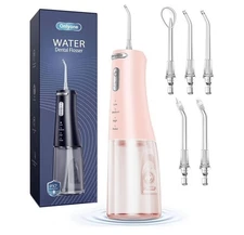 Onlyone WATER DENTAL FLOSSER - Portable Oral Irrigator - Color PINK