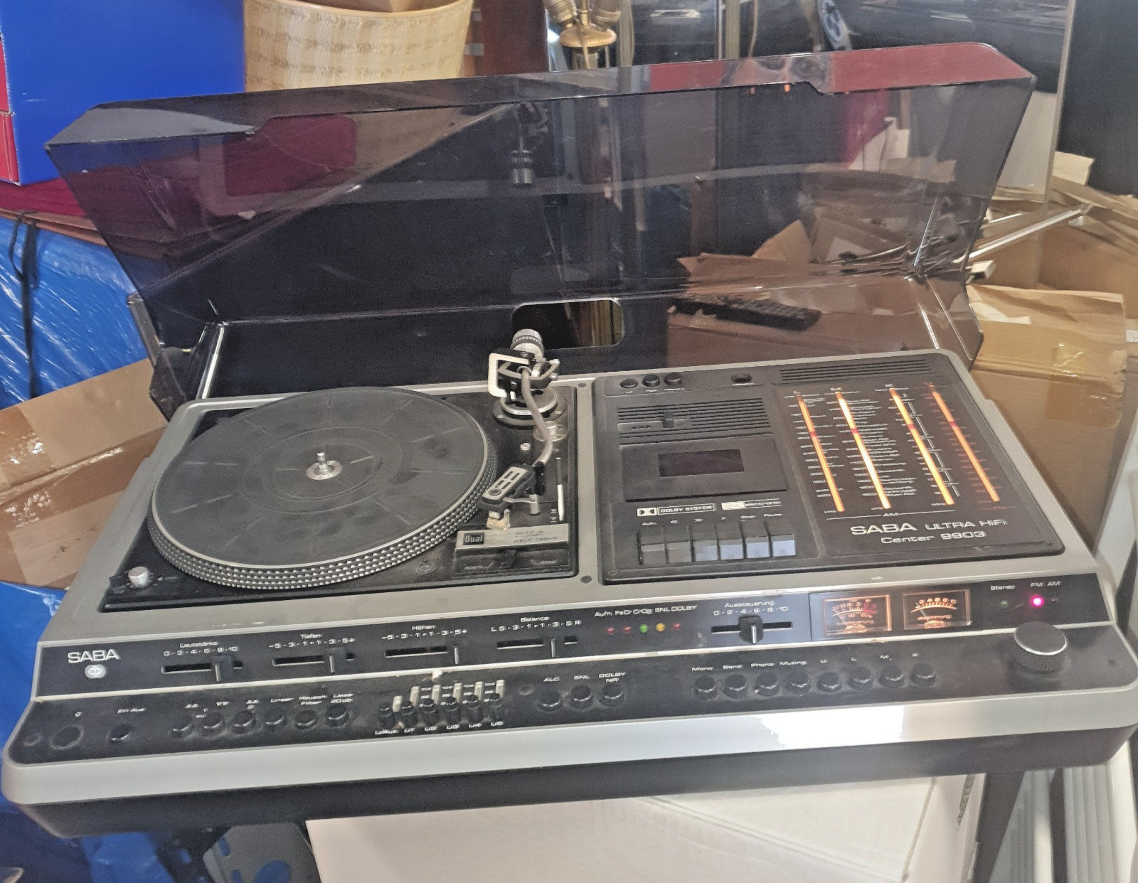 Vintage SABA ULTRA HiFi Center Typ 9903 Stereo Radio-Tape-Plattenspieler