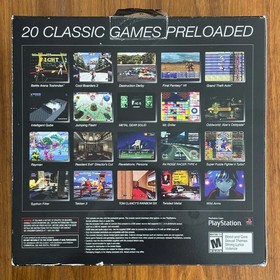 Sony PlayStation Classic Console - 20 games - complete in box (PS1)