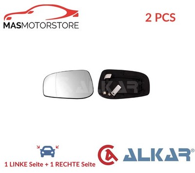 AUßENSPIEGEL SPIEGELGLAS PAAR ALKAR 6471591 2PCS A FÜR VOLVO V70 II,S60 I