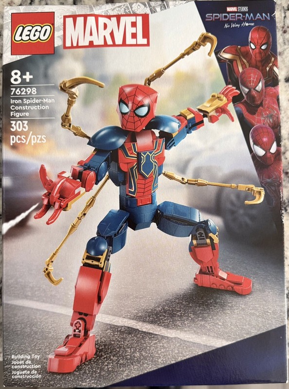 Brand New Sealed LEGO Super Heroes: Iron Spider-Man Construction Figure (76298)