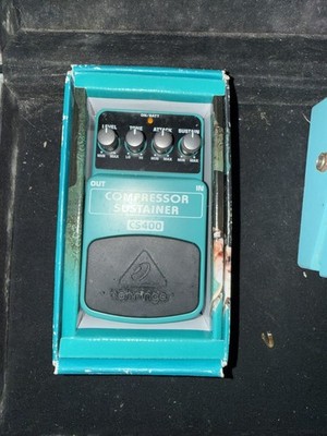 Behringer CS400 Compressor/Sustainer Effect Pedal untested