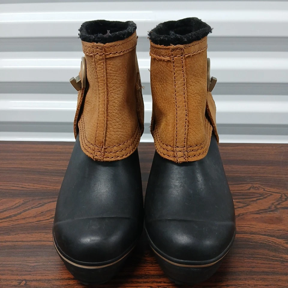 Sorel MEDINA II PLATAFORMA LLUVIA Botas al Tobillo Impermeables 7 GOMA DE PATO ¡LEER POR FAVOR! Foto 2 de 4