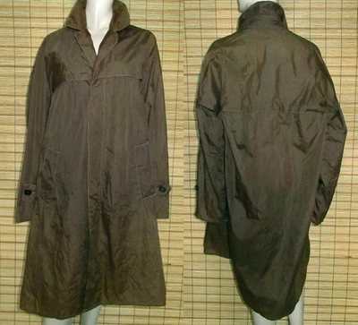 BRAUNER REGENMANTEL - RAINCOAT - NYLON - VINTAGE - GR. XL - XXL - Bild 1 von 2