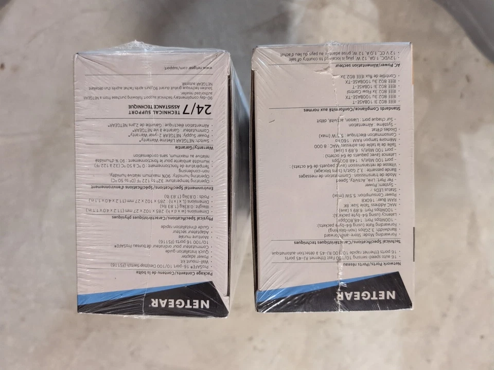 NETGEAR ProSafe FS116, 16-Port 10/100 Desktop Switch, ***NIB*** - Image 3 of 4