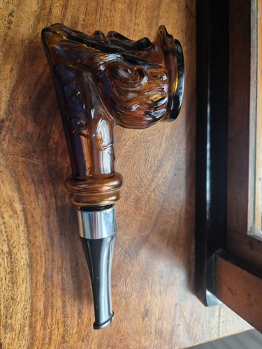 Vintage Avon Bottle Empty Collector's Pipe Glass Deep Woods Aftershave Collectb" - Picture 2 of 6