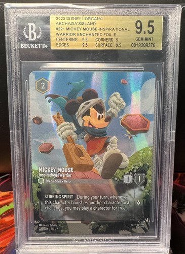 Mickey Mouse - Inspirational Warrior graded BGS 9.5 for sale on eBay
