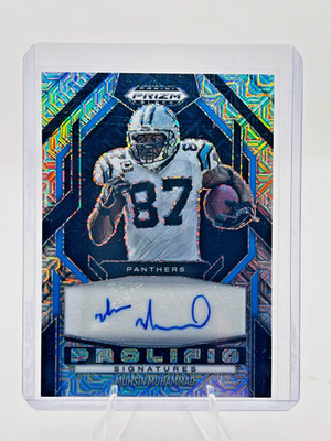 2025 Prizm Black Prolific Signatures Muhsin Muhammad Autograph Mojo /25 #PS-MMD