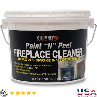 #ad #ad Soot Remover Fireplace Non Toxic Easy Application No Scrubbing Clean Brick Tile $84.07