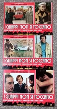 Lotto di N.3 Fotobuste - I GUAPPI NON SI TOCCANO - Lobbycard Foto di scena