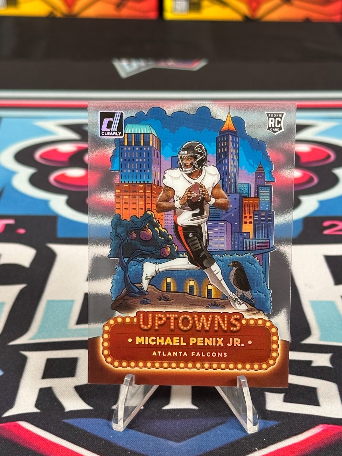 Michael Penix Panini Clearly Donruss Uptowns #8 Base