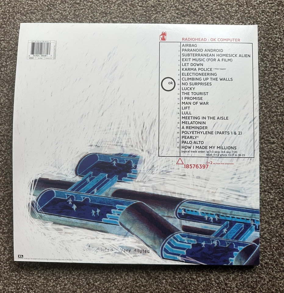 Radiohead OK Computer OKNOTOK 1997 2017 · Multilp · 2017, photo 4 of 5
