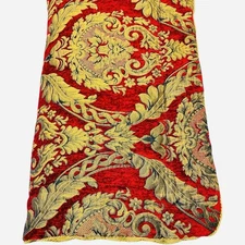 Croscill Home Imperial Empress Pillow Shams Red/Gold Damask King Size 37x21