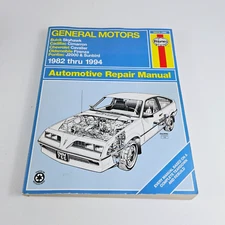 Repair Manual Haynes #38015 GM Skyhawk Cimarron Cavalier Firenza J2000 Sunbird
