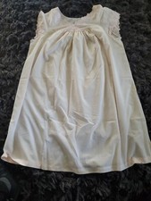 Vintage Pink Embroidered Floral Night Gown