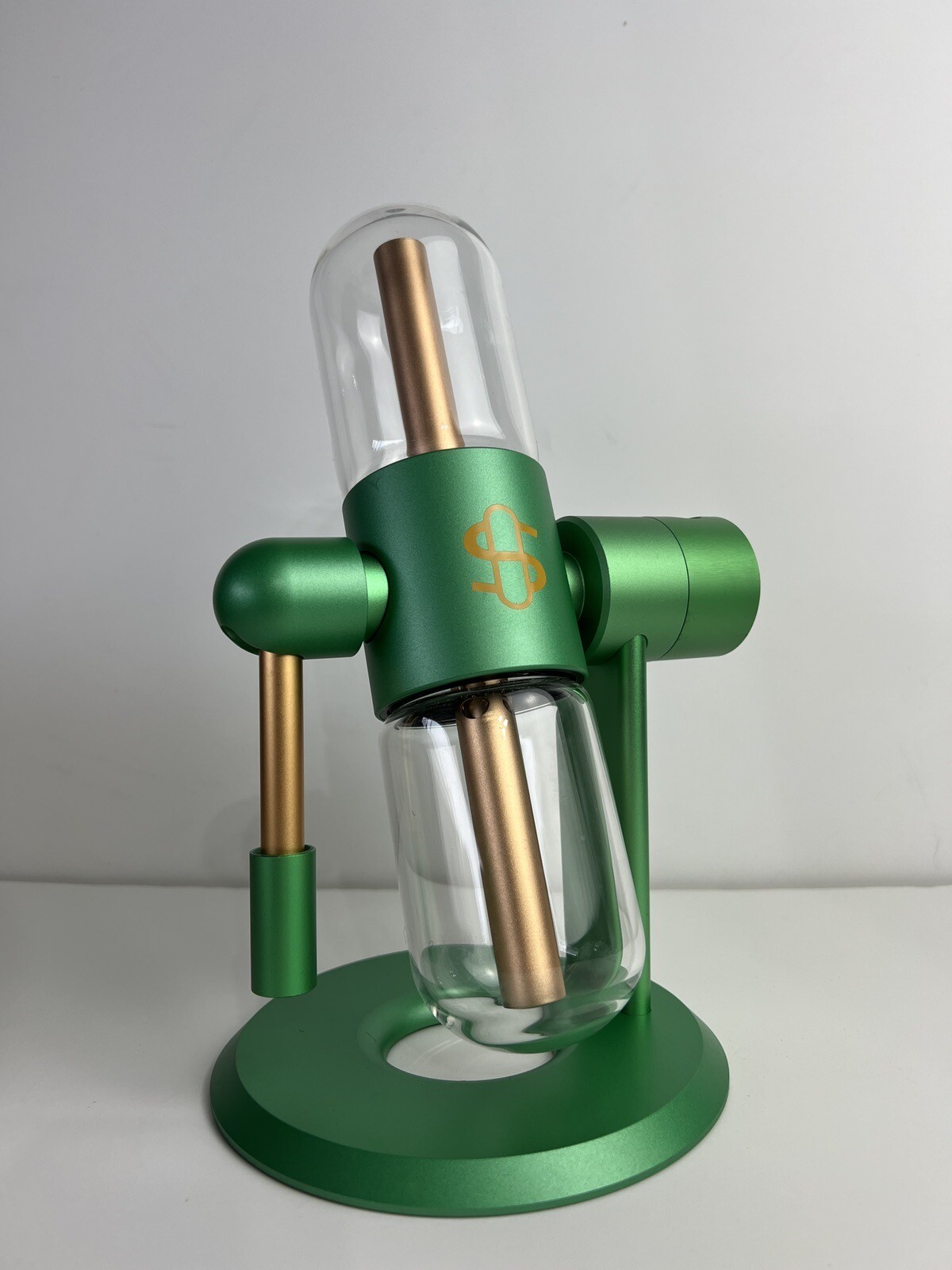 Gravity Hookahset 360 Degrees Rotating Glass Gravity Water Pipe Green In Hand eBay