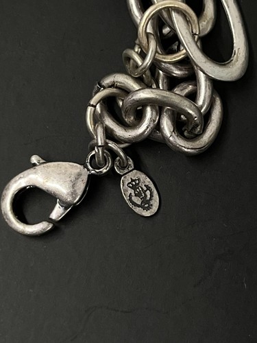 Vintage Premier Designs 15" Layer Necklace Shell/Silver-Tone Chain White Linen - Picture 4 of 9
