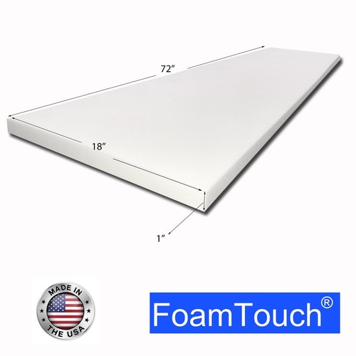 Cojín de espuma para tapicería FoamTouch de alta densidad (1""-6")x18""x72"" - envío gratuito - Imagen 5 de 12