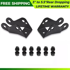 For 2WD 1988-98 Chevy GMC C1500 Rear Drop Shock Extender Extensions Lowering Kit