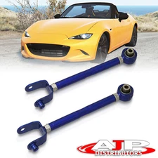 Blue Rear Lower Adj. Suspension Camber Arms Kit For 2016-2023 MX-5 Miata ND1 ND2