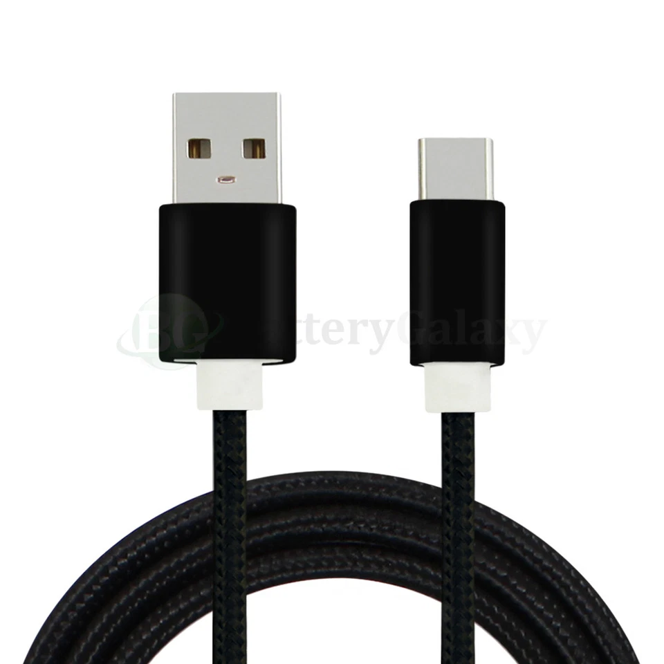 5X USB Type C 6' Braided Charger Cable Cord for Phone ZTE Axon 7 Mini/Grand X/X3 - Image 3 of 4