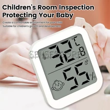 High Precision Digital LCD Temperature Humidity Meter Hygrometer Thermometer-