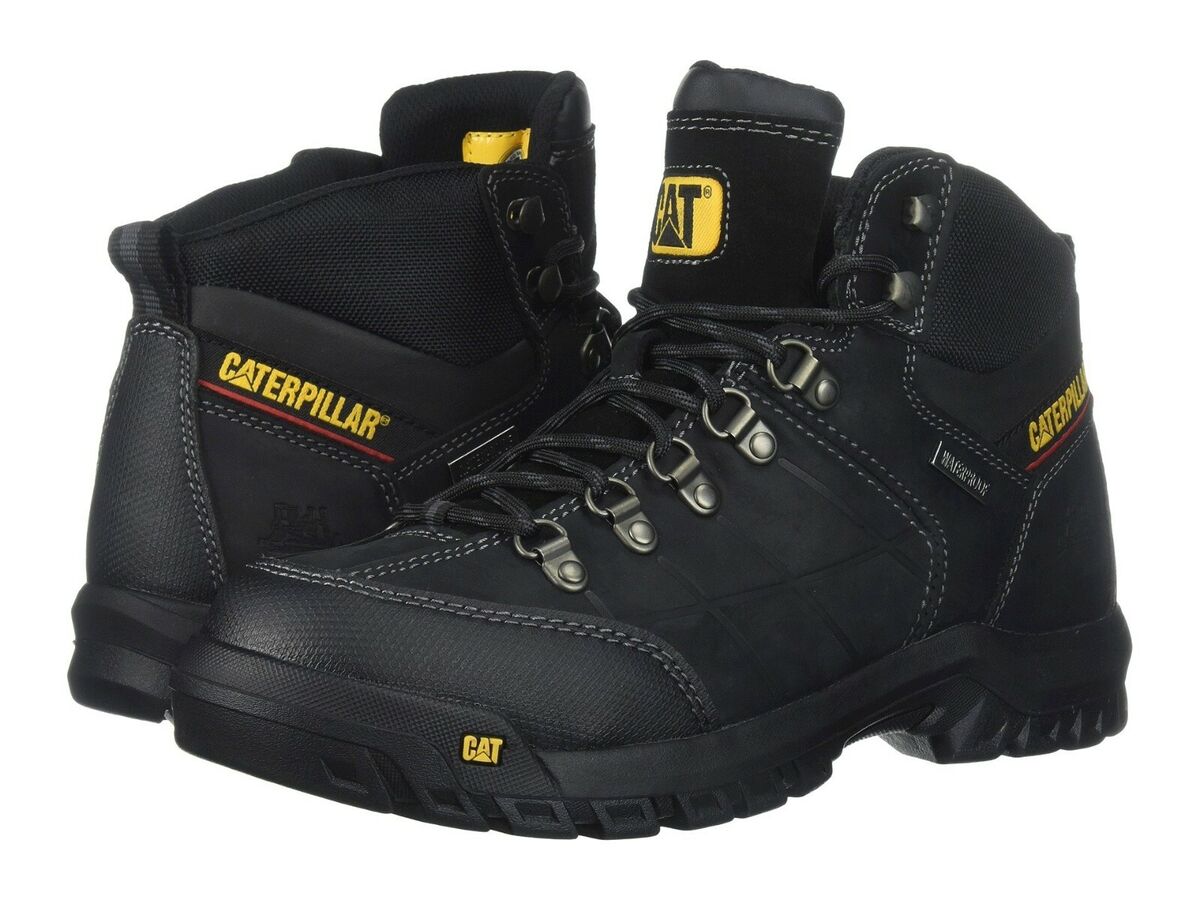 Bota Caterpillar THRESHOLD WP Impermeable SR Resistente al Deslizante PUNTA  SUAVE P74129 Negra