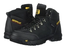 CAT THRESHOLD WP Waterproof SR Slip Resistant SOFT TOE Boot P74129 Black