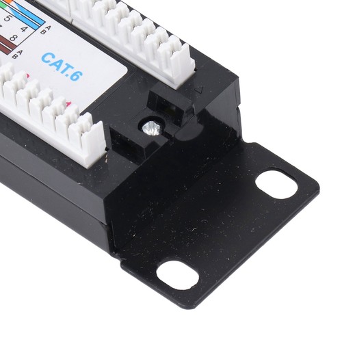 Network Patch Panel 24 Port Heavy Duty RJ45 Patch Panel For Cat6 Cat5e Cat5 - Picture 6 of 12