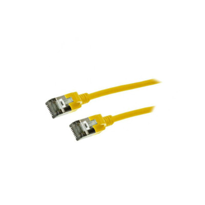 CQ9067S Patch cord U/FTP 6a Line Cu TPE gelb L:3 meterstrahlungshemmend LOGILINK