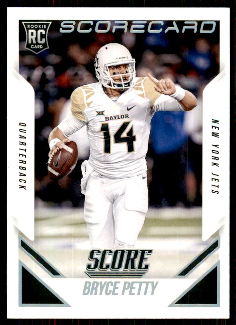 2015 Score Scorecard Bryce Petty Rookie New York Jets #376