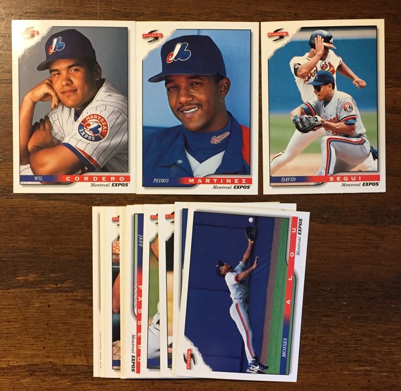 1996 Score Montreal Expos Team Set