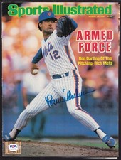 Ron Darling Autographed August 25 1986 Sports Illustrated Cover Only PSA/DNA